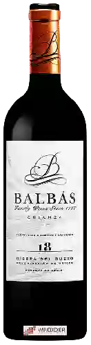 Wijnmakerij Balbas - Ribera del Duero Crianza