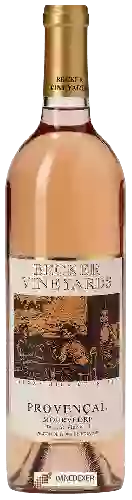 Wijnmakerij Becker Vineyards - Provencal Tallent Vineyard Mourvedre