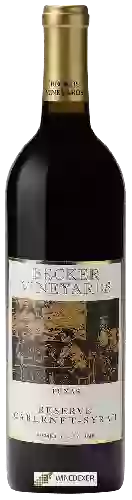 Wijnmakerij Becker Vineyards - Reserve Cabernet - Syrah