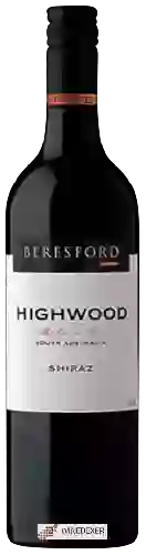 Wijnmakerij Beresford - Highwood Shiraz