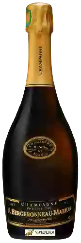 Wijnmakerij Bergeronneau-Marion - Blanc de Blancs Brut Champagne Premier Cru