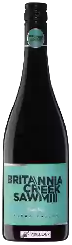 Wijnmakerij Britannia Creek Sawmill - Pinot Noir