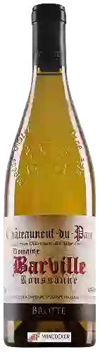 Wijnmakerij Brotte - Roussanne Châteauneuf-du-Pape Domaine Barville Blanc