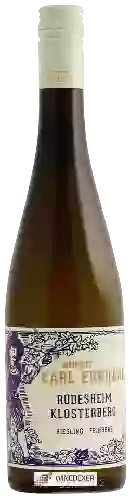 Wijnmakerij Weingut Carl Ehrhard - Rüdesheim Klosterberg Riesling  Feinherb