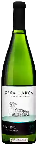 Wijnmakerij Casa Larga - Vineyard Hill Riesling