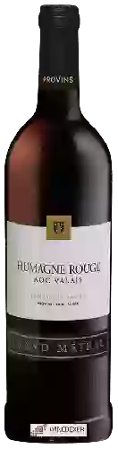 Wijnmakerij Provins - Grand Métral Humagne Rouge