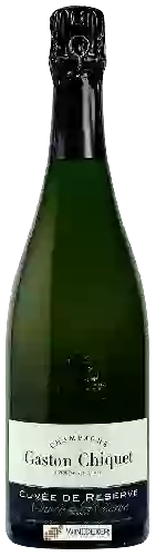 Wijnmakerij Gaston Chiquet - Cuvée de Réserve Brut Champagne Premier Cru