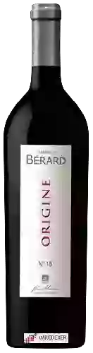 Wijnmakerij Chapelle Bérard - Origine No. 15