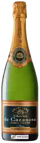 Wijnmakerij Charles de Cazanove - Tradition Demi-Sec Champagne