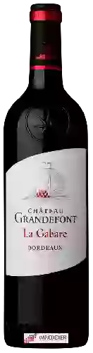 Château Grandefont - La Gabare Bordeaux