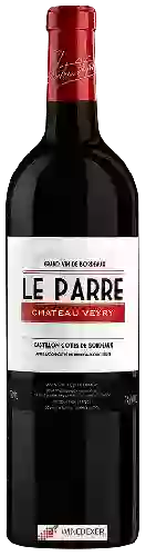 Wijnmakerij Christian Veyry - Le Parre Castillon Côtes de Bordeaux