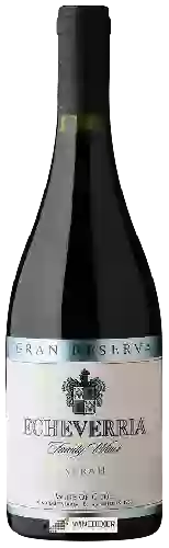 Wijnmakerij Echeverría - Gran Reserva Syrah