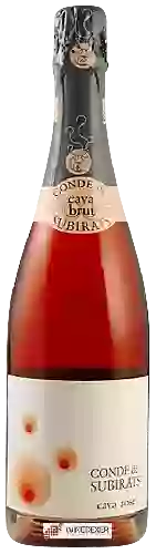 Wijnmakerij Conde de Subirats - Cava Rosé