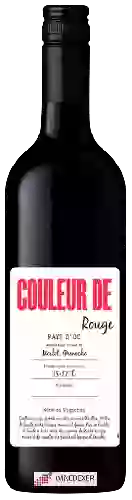 Wijnmakerij Couleur De - Rouge