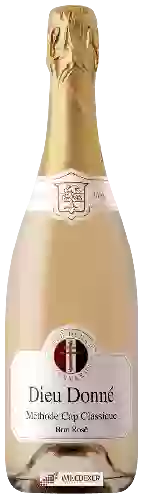 Wijnmakerij Dieu Donné - Méthode Cap Classique Brut Rosé