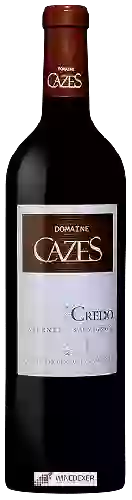 Wijnmakerij Cazes - Credo Cabernet Sauvignon - Merlot Côtes Catalanes