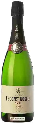 Wijnmakerij Escofet Rosell - Cava 1731 Brut Reserva