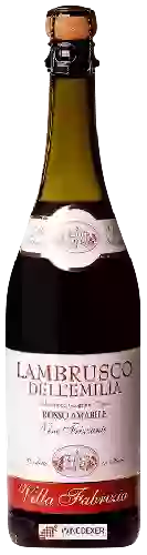 Wijnmakerij Villa Fabrizia - Lambrusco dell'Emilia Frizzante Rosso Amabile