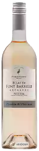 Wijnmakerij Famille Gourjon - Caroline & Christian Eclat de Font Barrièle Rosé