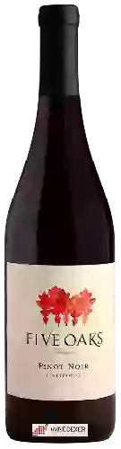 Wijnmakerij Five Oaks - Pinot Noir