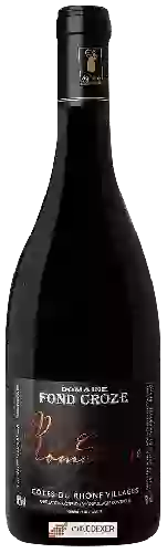 Domaine Fond Croze - Cuvée Romanaise Côtes du Rhône Villages