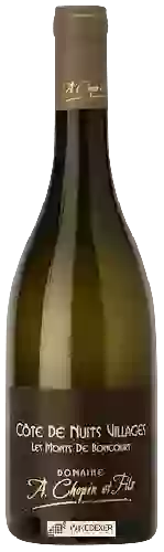 Domaine A. Chopin et Fils - Côte de Nuits Villages 'Les Monts de Boncourt' Blanc