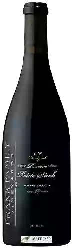 Wijnmakerij Frank Family - S&J Vineyard Petite Sirah Reserve