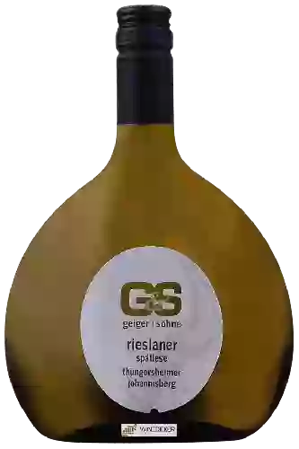 Wijnmakerij Weingut Geiger & Söhne - Rieslaner Spätlese Thüngersheimer Johannisberg