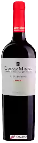 Wijnmakerij Gimenez Mendez - Alta Reserva Tannat