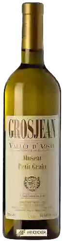 Wijnmakerij Grosjean - Muscat Petit Grain