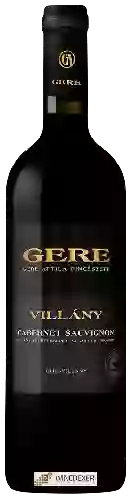 Wijnmakerij Gere - Vill&aacuteny Cabernet Sauvignon