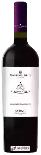 Wijnmakerij Tenute Orestiadi - Paxmentis Leggermente Appassito Syrah