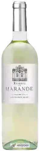 Wijnmakerij Jean de Marande - Réserve de Marande Sauvignon Blanc