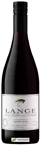 Wijnmakerij Lange - Pinot Noir Classique