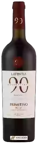 Latentia Winery - 90 Novantaceppi Primitivo