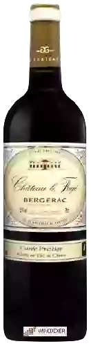 Château Le Fagé - Cuvée Prestige Bergerac