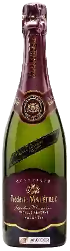 Wijnmakerij Frédéric Malétrez - Vieille Réserve Brut Champagne Premier Cru