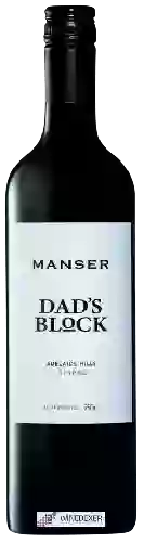 Wijnmakerij Manser - Dads Block Shiraz