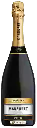 Wijnmakerij Marsuret - L'Estro Prosecco Extra Dry