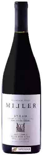 Wijnmakerij Miller Wine Works - Sage Canyon Vineyard Syrah