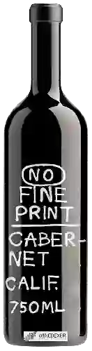 Wijnmakerij No Fine Print - Cabernet