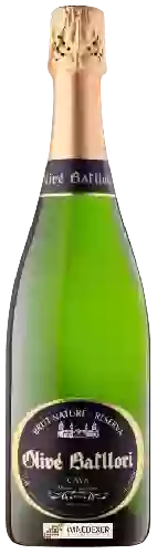 Wijnmakerij Olivé Batllori - Finca Castell de Subirats - Cava Reserva Brut Nature