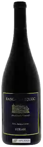 Wijnmakerij Rancho Sisquoc - Syrah