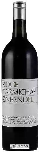 Wijnmakerij Ridge Vineyards - Carmichael Zinfandel