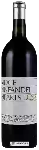 Wijnmakerij Ridge Vineyards - Hearts Desire Zinfandel