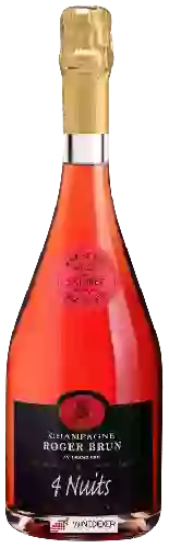 Wijnmakerij Roger Brun - 4 Nuits Rosé de Saignée Brut Nature Champagne Grand Cru 'Aÿ'