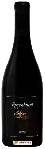 Wijnmakerij Rosenblum Cellars - Abba Vineyard Syrah