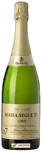 Wijnmakerij Rovellats - Cava Masia Segle XV Gran Reserva Brut Nature