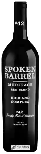 Wijnmakerij Spoken Barrel - #42 Meritage Red Blend