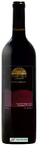 Wijnmakerij Sunset Hills - Petit Verdot